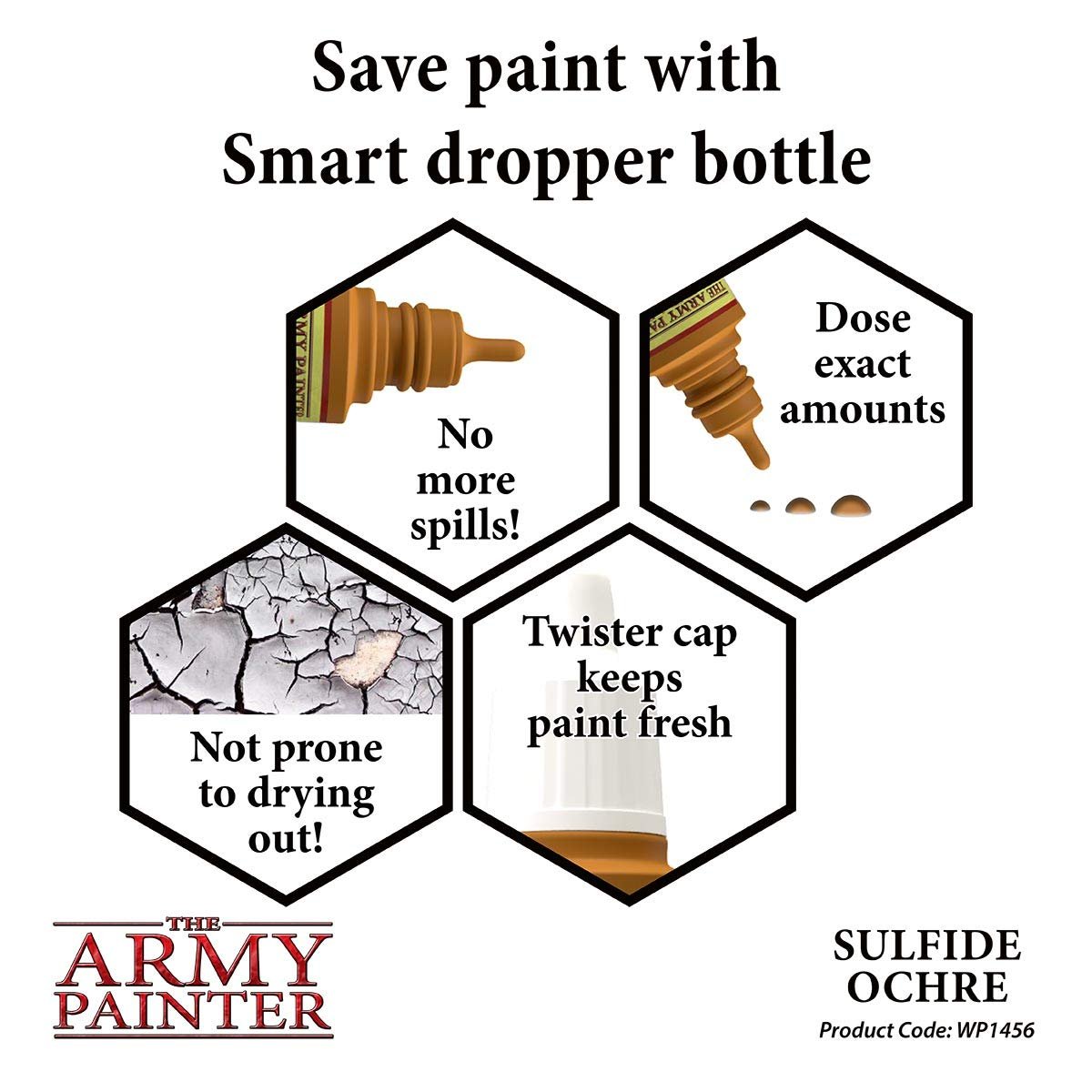 The Army Painter - Warpaints: Sulfide Ochre (18ml/0.6oz)