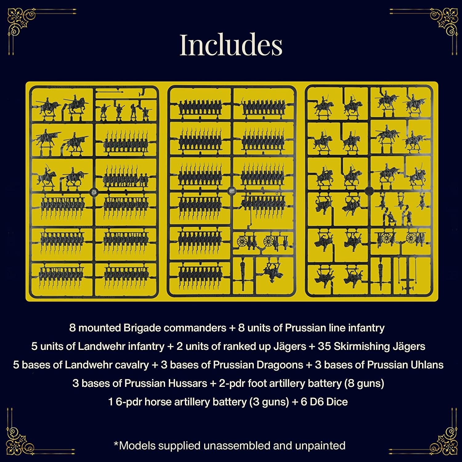 Black Powder Epic Battles - Waterloo: Blücher's Prussian Army Starter Set Black Powder Epic Battles - Waterloo: Blücher's Prussian Army Starter Set