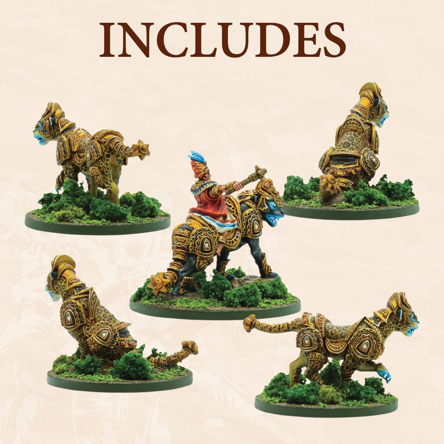 Mythic Americas - Inca: Sapa Warlord on Spirit Jaguar