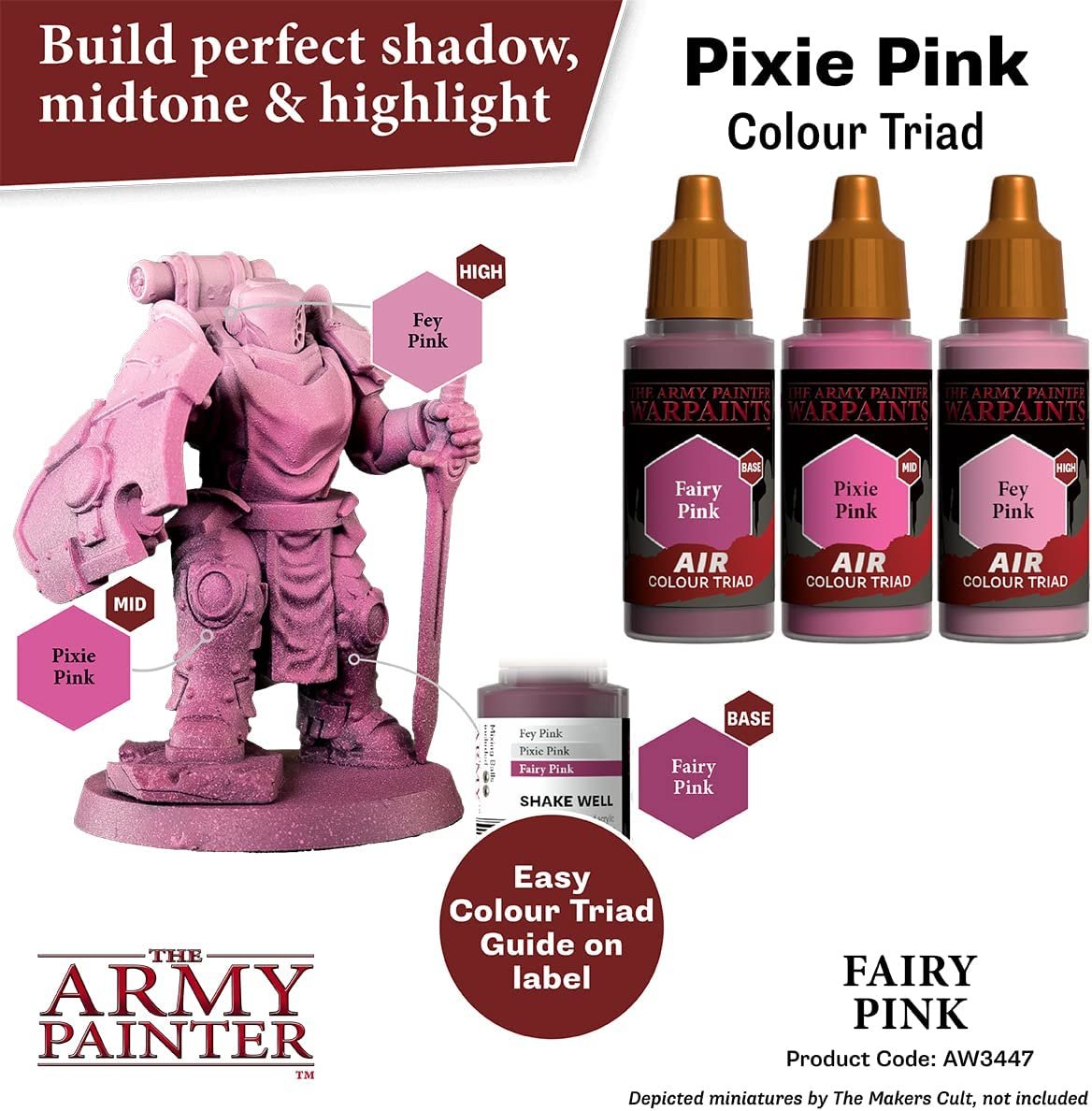 The Army Painter - Warpaints Air: Fairy Pink (18ml/0.6oz)