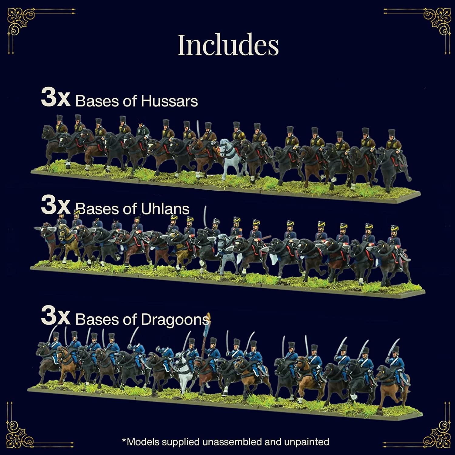 Black Powder Epic Battles - Waterloo: Prussian Cavalry Brigade Black Powder Epic Battles - Waterloo: Prussian Cavalry Brigade