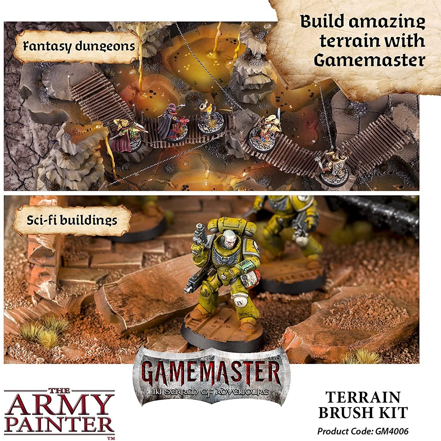 The Army Painter - GameMaster: Terrain Brush Kit The Army Painter - GameMaster: Terrain Brush Kit