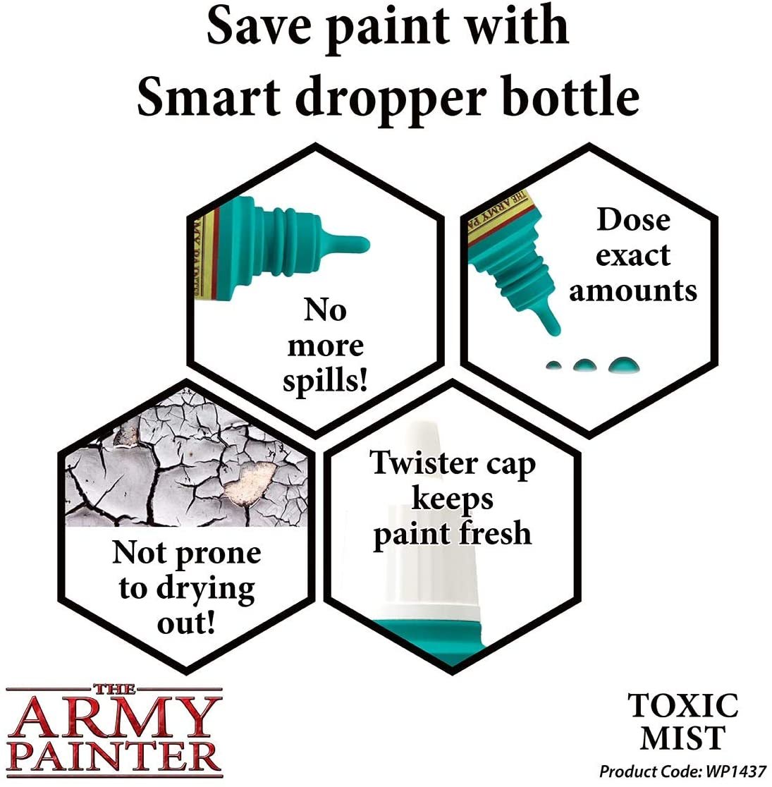 The Army Painter - Warpaints: Toxic Mist (18ml/0.6oz)