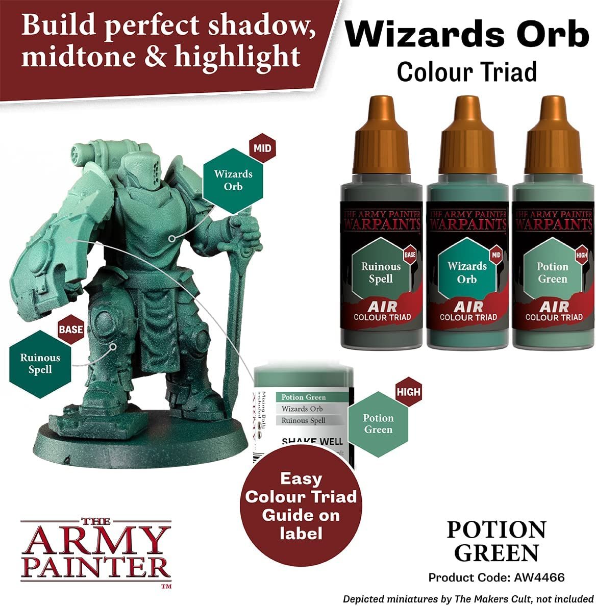 The Army Painter - Warpaints Air: Potion Green (18ml/0.6oz)