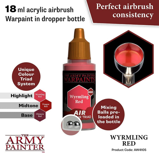 The Army Painter - Warpaints Air: Wyrmling Red (18ml/0.6oz) The Army Painter - Warpaints Air: Wyrmling Red (18ml/0.6oz)