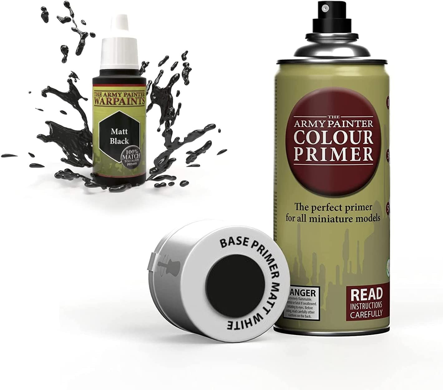 The Army Painter Color Primer, Matt White, 400ml, 13.5oz - Acrylic Spray  Undercoat for Miniature Painting – Wargames Delivered