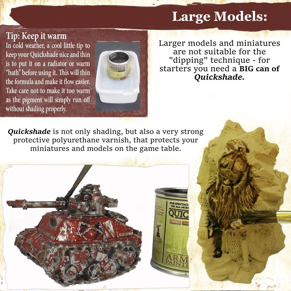 The Army Painter - Quickshade Dips: Dark Tone (250ml)