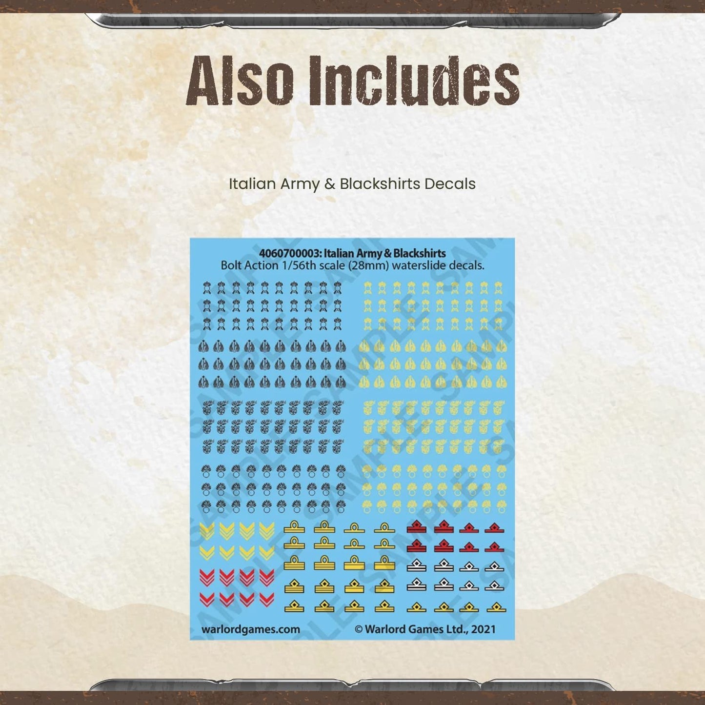 Bolt Action - Italy: Italian Army & Blackshirts