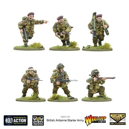 Bolt Action: British Airborne Starter Army Set + Digital Guide: Armies of Great Britain