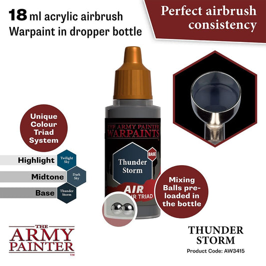 The Army Painter - Warpaints Air: Thunder Storm (18ml/0.6oz) The Army Painter - Warpaints Air: Thunder Storm (18ml/0.6oz)