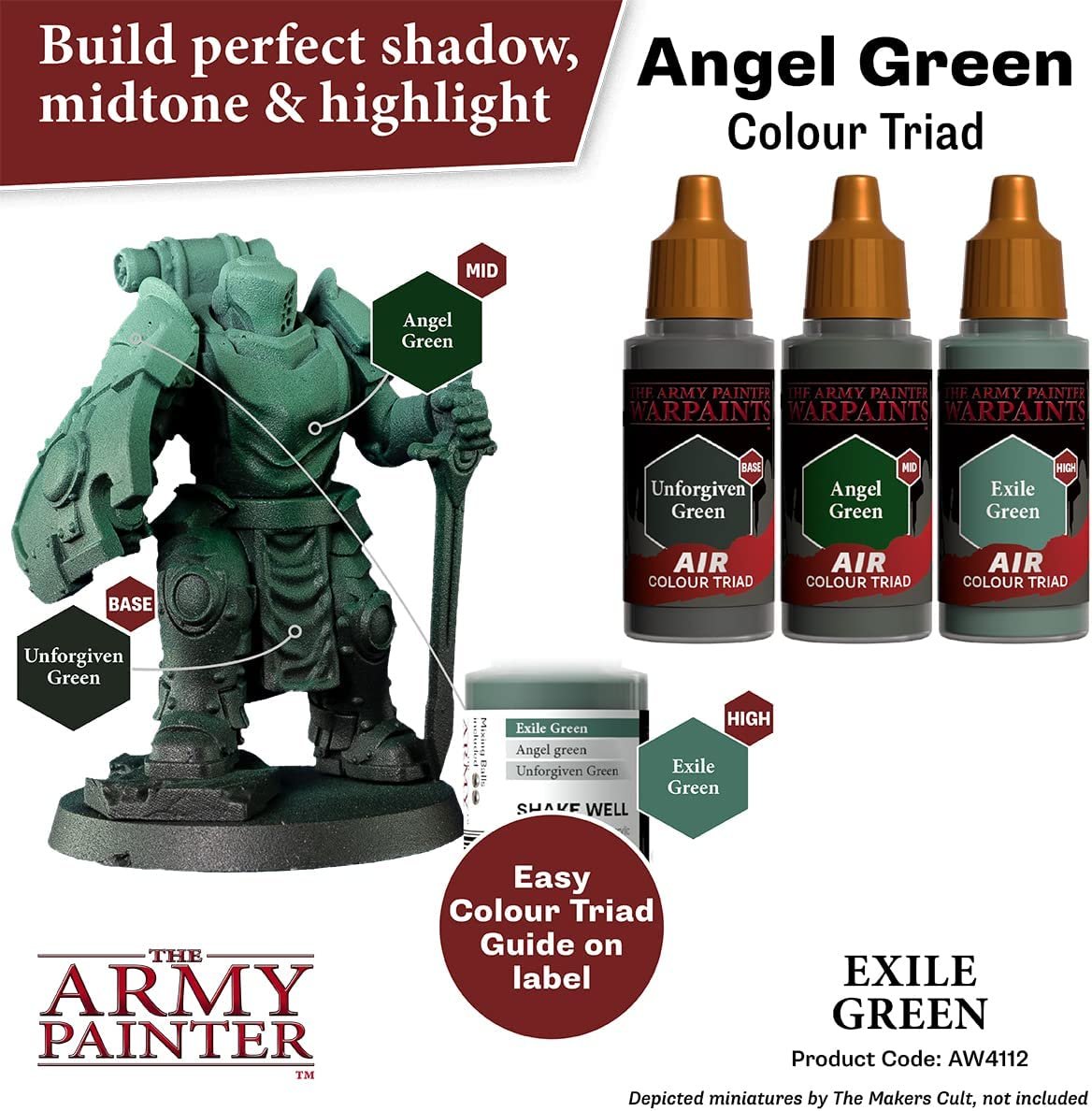 The Army Painter - Warpaints Air: Exile Green (18ml/0.6oz)