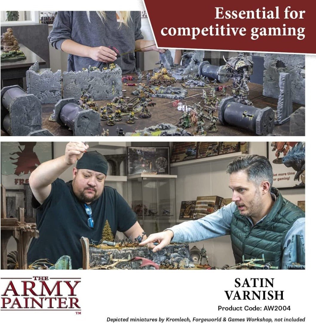 The Army Painter - Warpaints Air:  Satin Varnish (100 ml) The Army Painter - Warpaints Air:  Satin Varnish (100 ml)