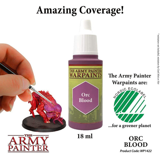 The Army Painter - Warpaints: Orc Blood (18ml/0.6oz) The Army Painter - Warpaints: Orc Blood (18ml/0.6oz)