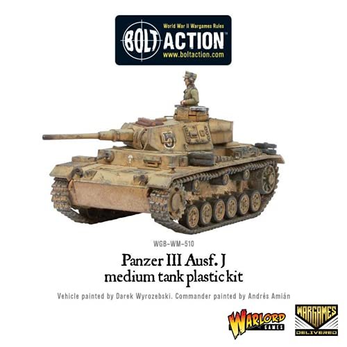 Bolt Action - Tank War: Panzer III German Tank + Digital Guide Bolt Action - Tank War: Panzer III German Tank + Digital Guide
