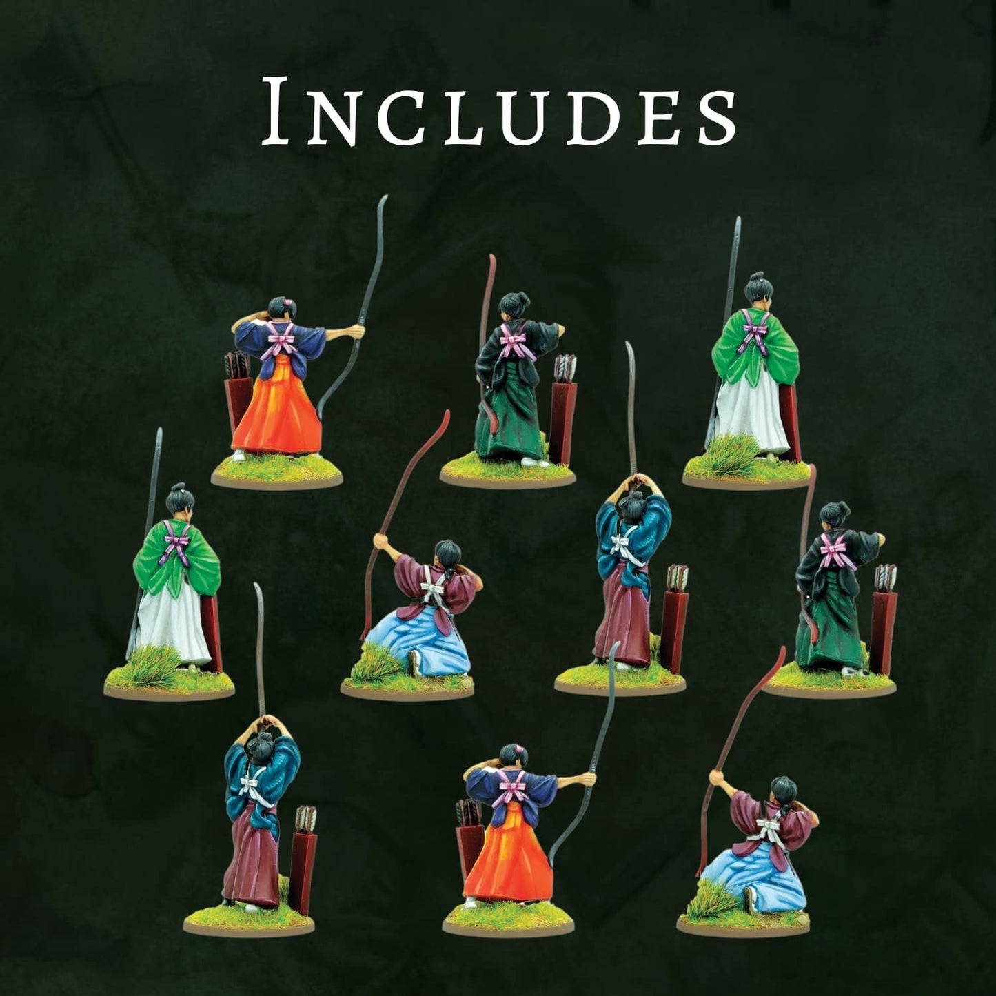 Warlords of Erehwon: Onna-Bugeisha with Longbows