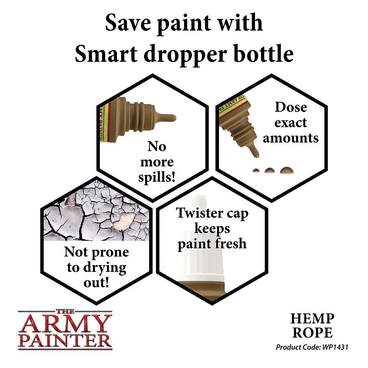 The Army Painter - Warpaints: Hemp Rope (18ml/0.6oz)