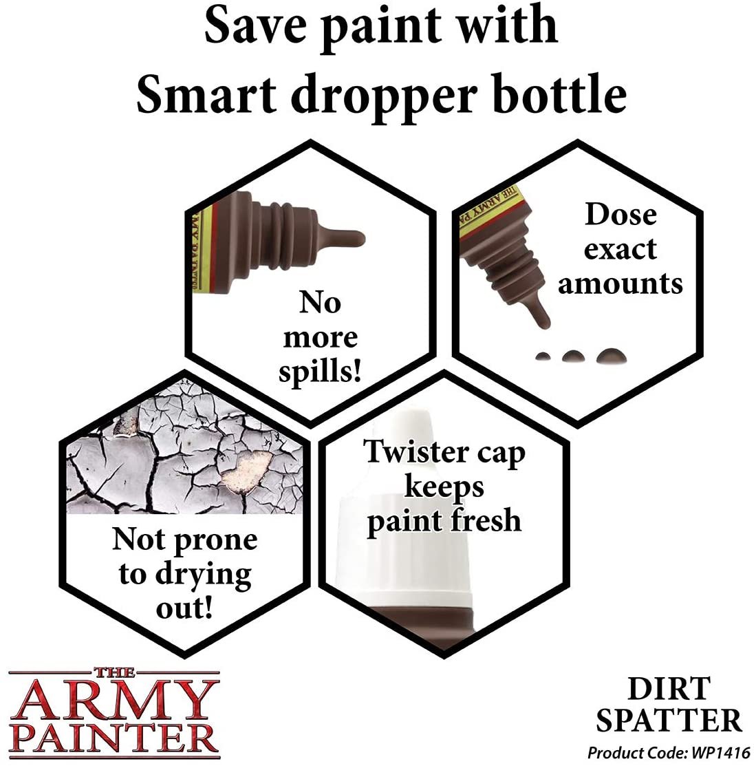 The Army Painter - Warpaints: Dirt Spatter (18ml/0.6oz)