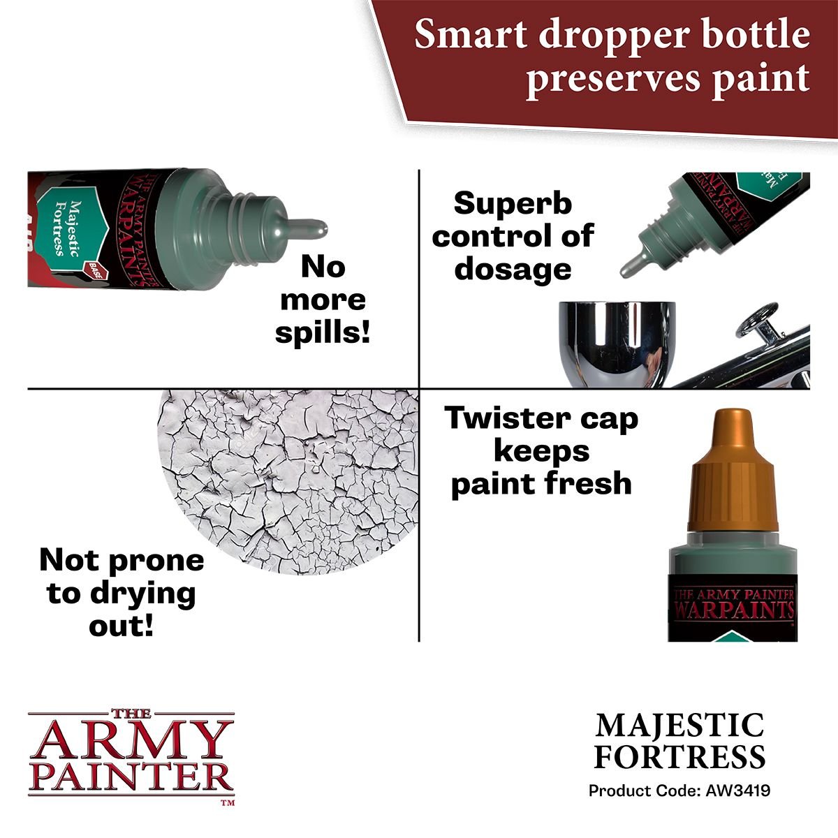 The Army Painter - Warpaints Air: Majestic Fortress (18ml/0.6oz)