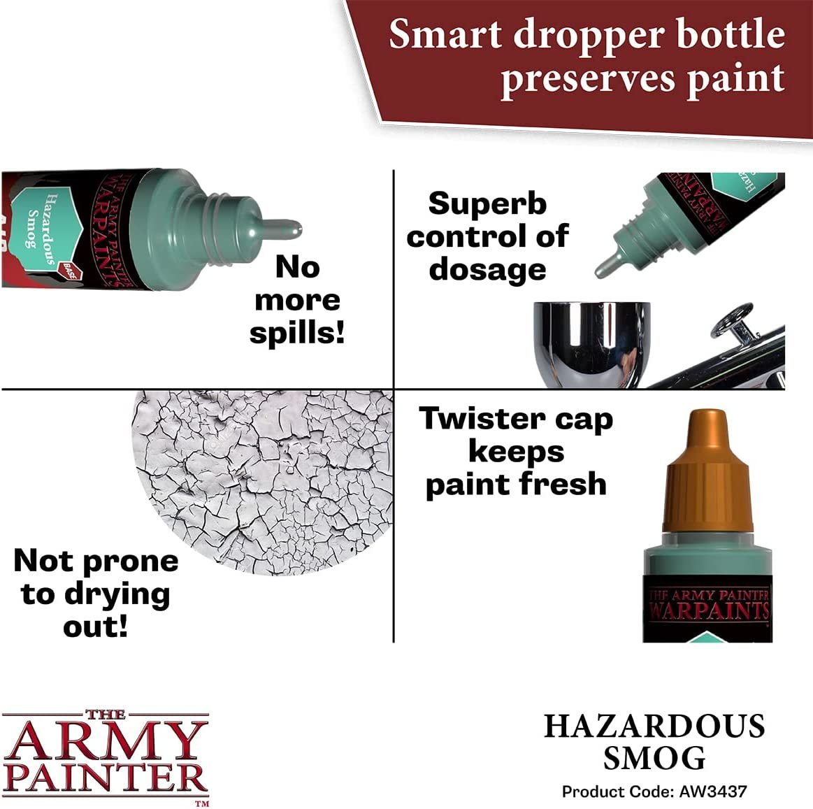 The Army Painter - Warpaints Air: Hazardous Smog (18ml/0.6oz)