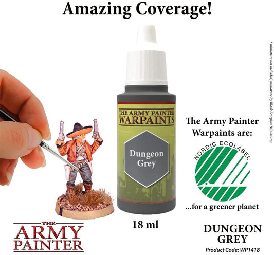 The Army Painter - Warpaints: Dungeon Grey (18ml/0.6oz) The Army Painter - Warpaints: Dungeon Grey (18ml/0.6oz)