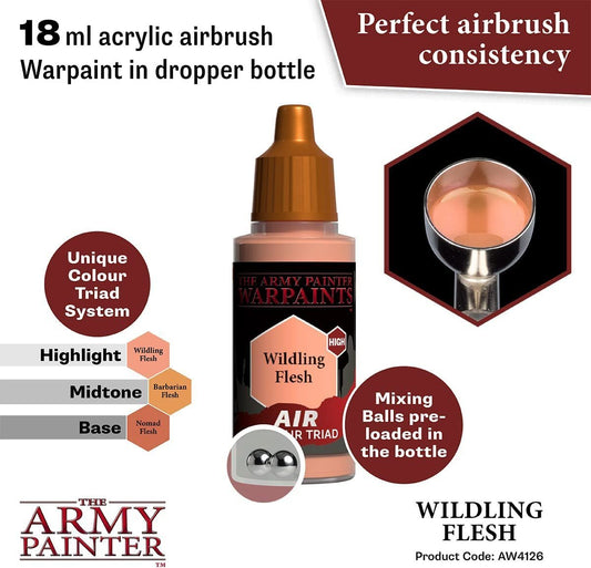The Army Painter - Warpaints Air: Wildling Flesh (18ml/0.6oz) The Army Painter - Warpaints Air: Wildling Flesh (18ml/0.6oz)