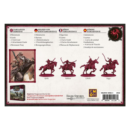 A Song of Ice and Fire - Targaryen: Heroes 2 Unit Box A Song of Ice and Fire - Targaryen: Heroes 2 Unit Box