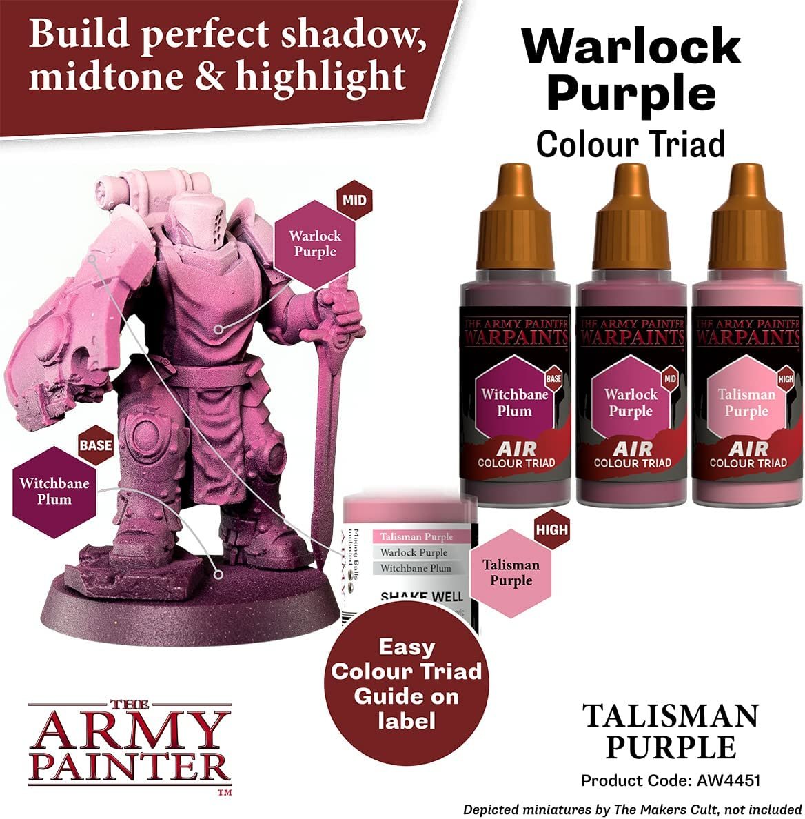 The Army Painter - Warpaints Air: Talisman Purple (18ml/0.6oz)
