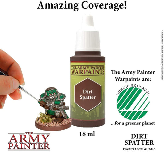 The Army Painter - Warpaints: Dirt Spatter (18ml/0.6oz) The Army Painter - Warpaints: Dirt Spatter (18ml/0.6oz)