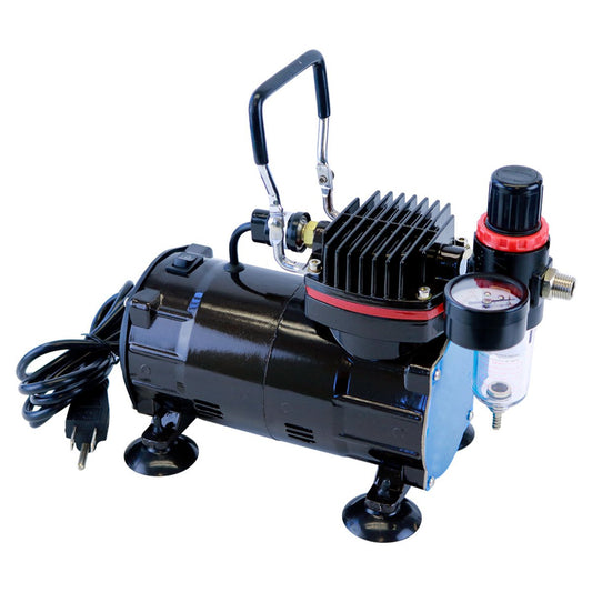 DA300R 1/5 HP Oilless Compressor With Regulator & Auto Shutoff DA300R 1/5 HP Oilless Compressor With Regulator & Auto Shutoff