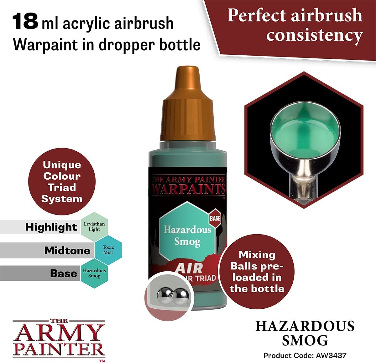 The Army Painter - Warpaints Air: Hazardous Smog (18ml/0.6oz)