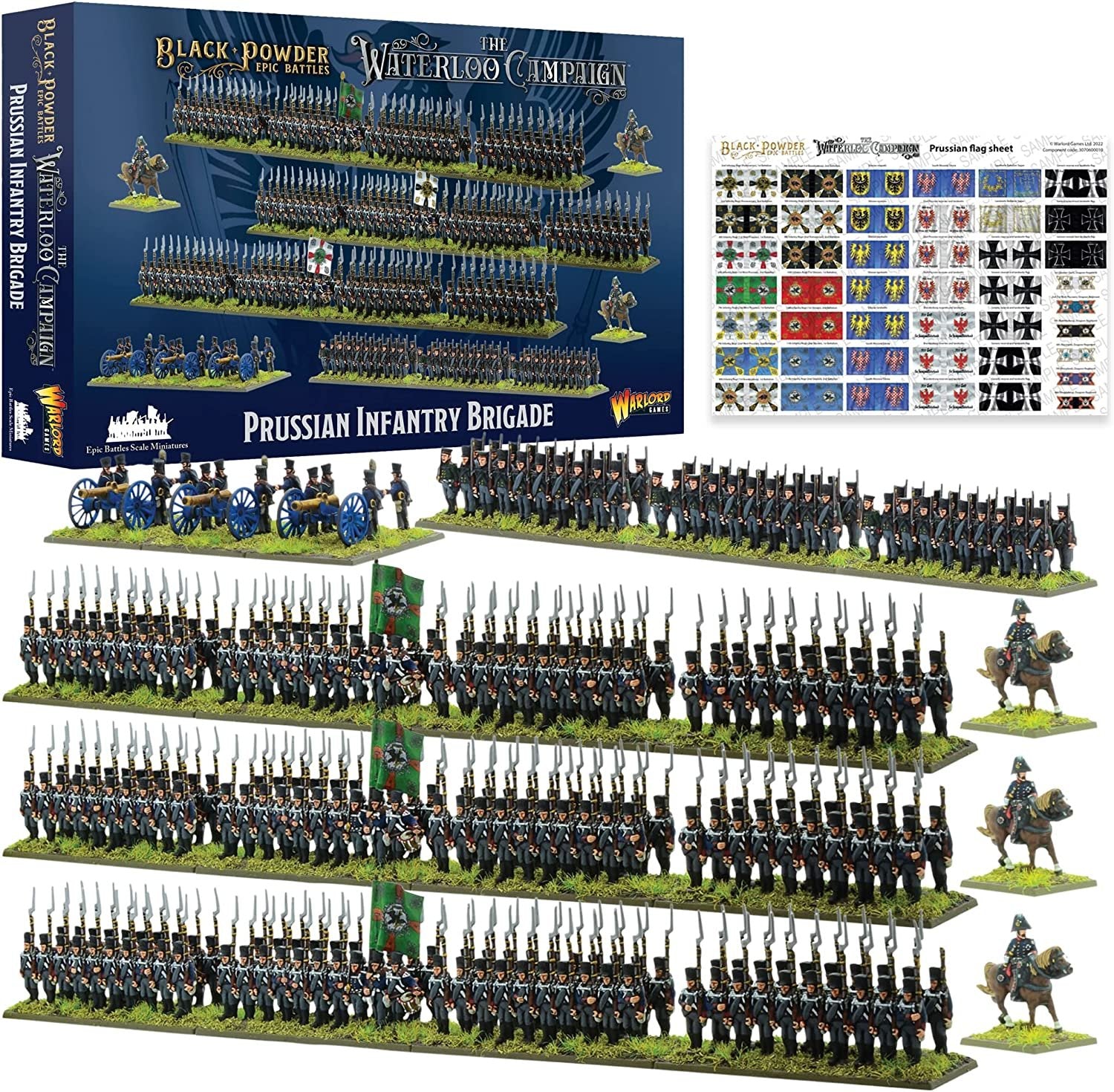 Black Powder Epic Battles - Waterloo: Prussian Infantry Brigade Black Powder Epic Battles - Waterloo: Prussian Infantry Brigade