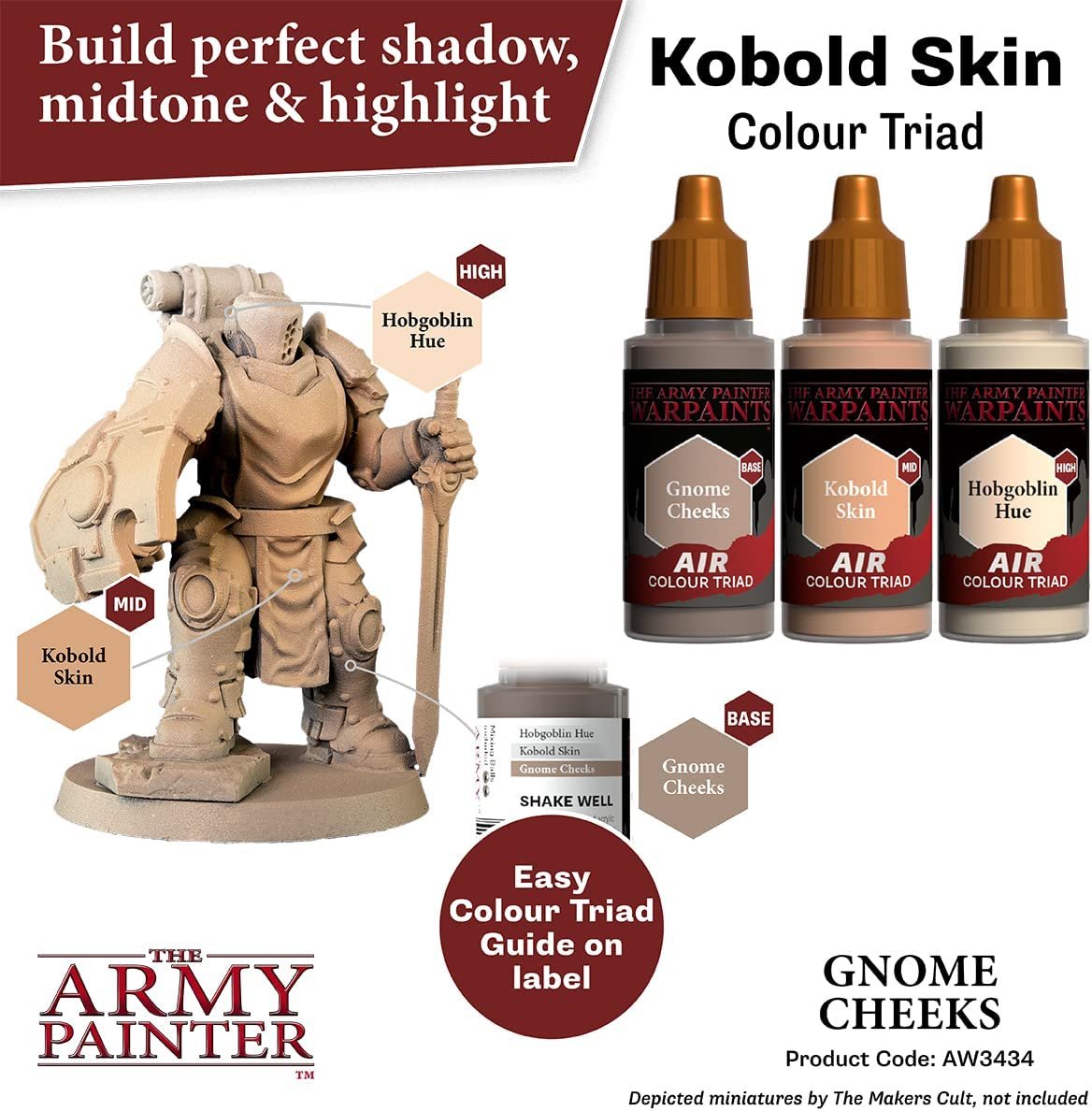 The Army Painter - Warpaints Air: Gnome Cheeks (18ml/0.6oz)