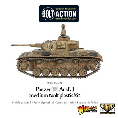 Bolt Action - Tank War: Panzer III German Tank + Digital Guide