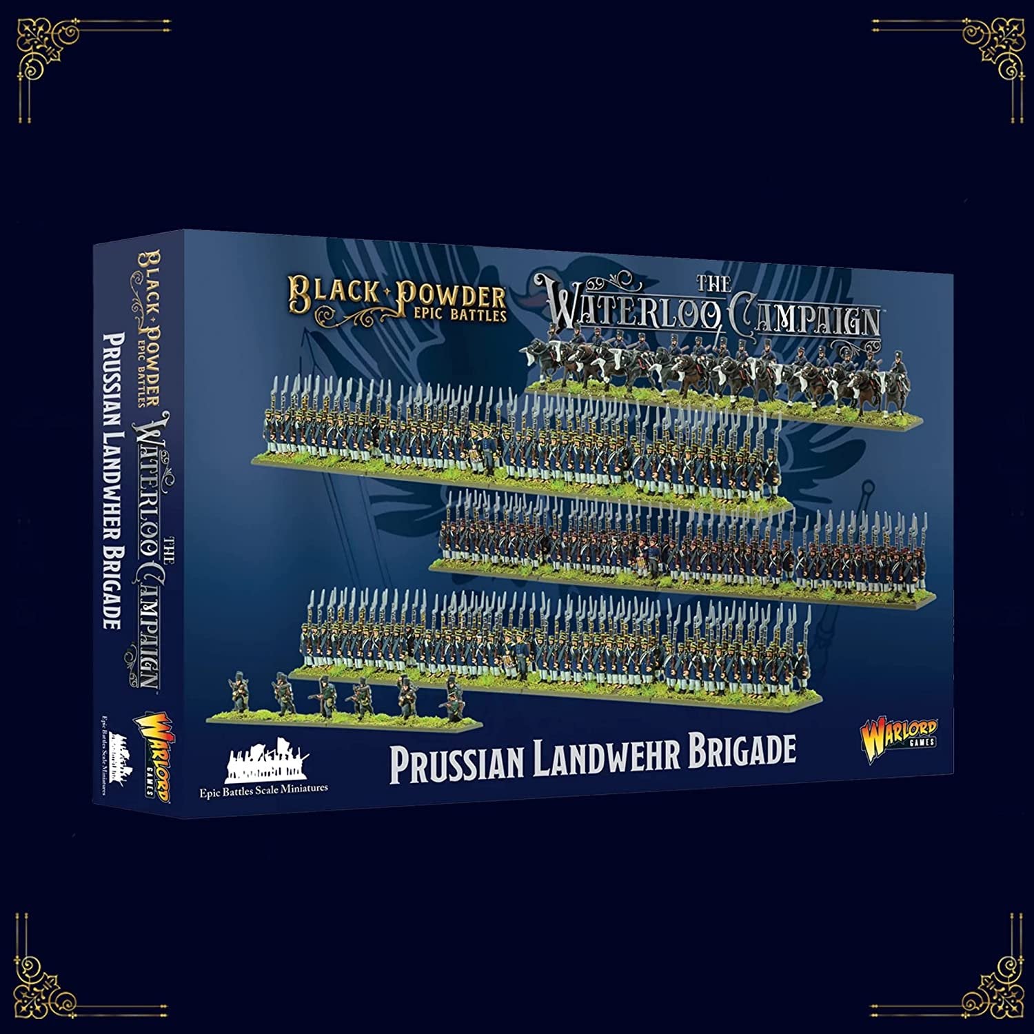 Black Powder Epic Battles - Waterloo: Prussian Landwehr Brigade Black Powder Epic Battles - Waterloo: Prussian Landwehr Brigade