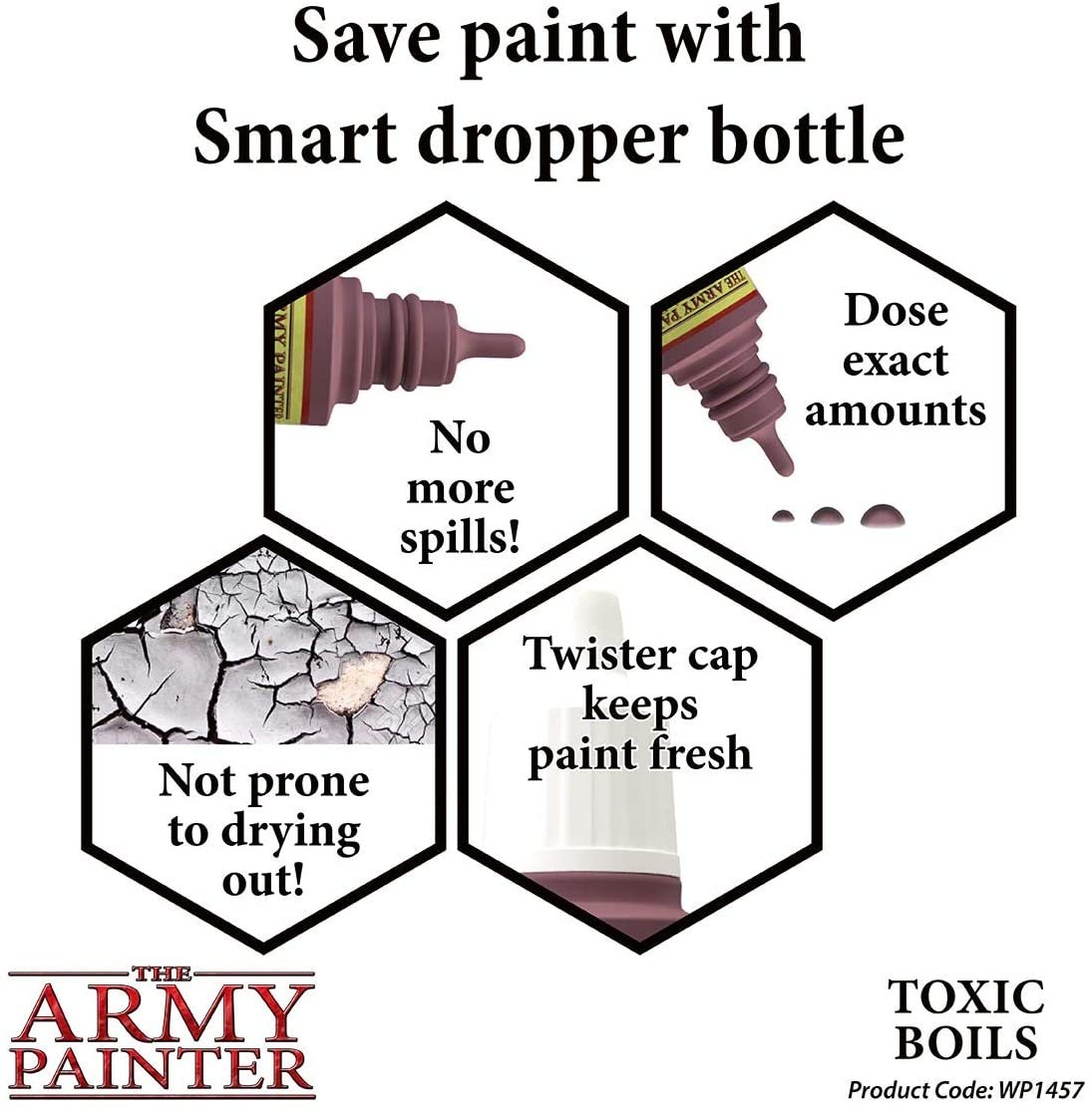 The Army Painter - Warpaints: Toxic Boils (18ml/0.6oz)