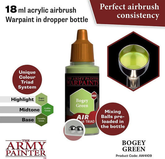 The Army Painter - Warpaints Air: Bogey Green (18ml/0.6oz) The Army Painter - Warpaints Air: Bogey Green (18ml/0.6oz)