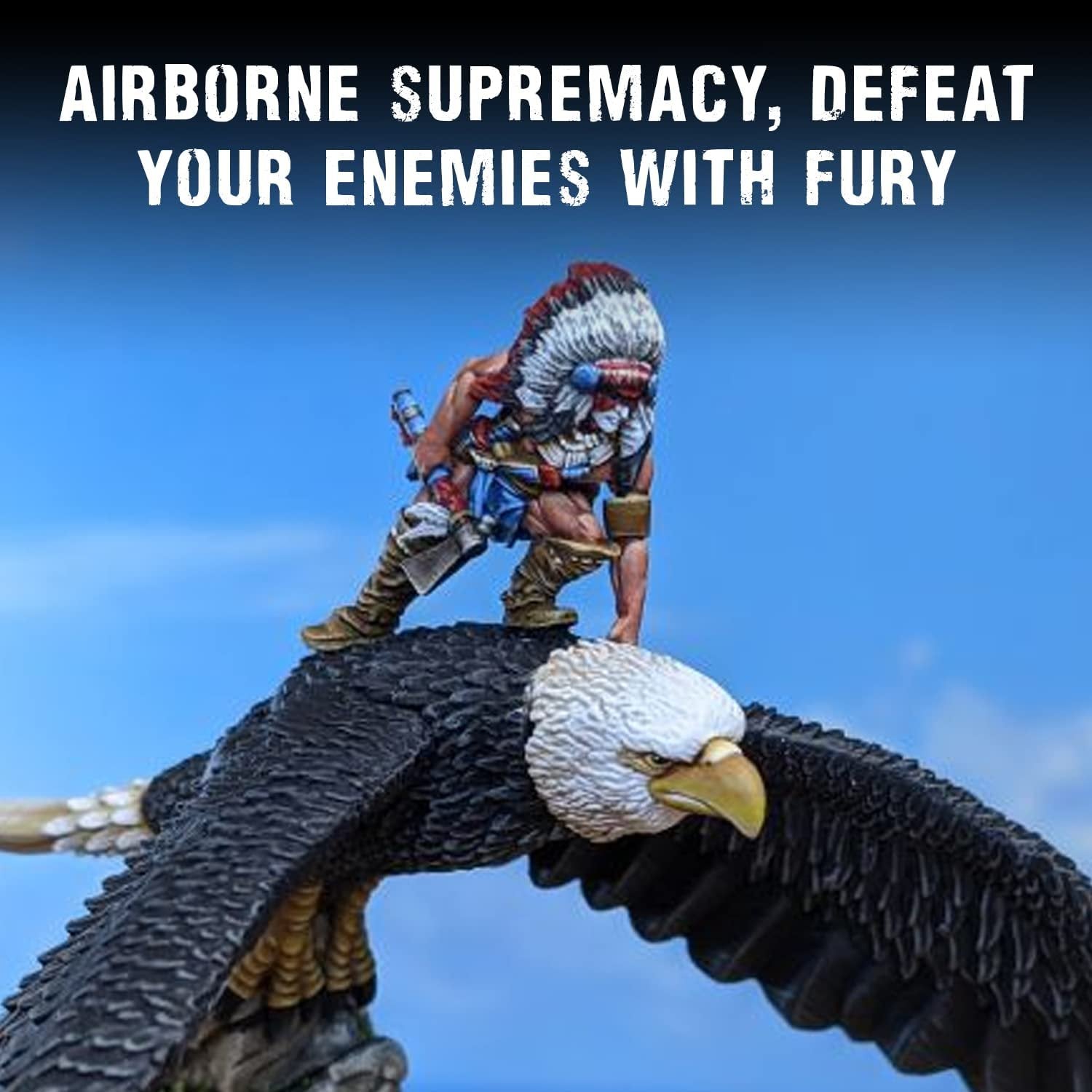 Mythic Americas - Nations: Sachem Warlord on War Eagle Mythic Americas - Nations: Sachem Warlord on War Eagle
