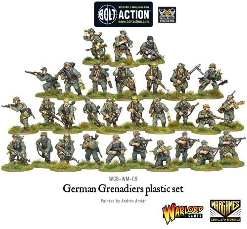 Bolt Action - Germany: German Grenadiers WWII Late War Infantry Bolt Action - Germany: German Grenadiers WWII Late War Infantry