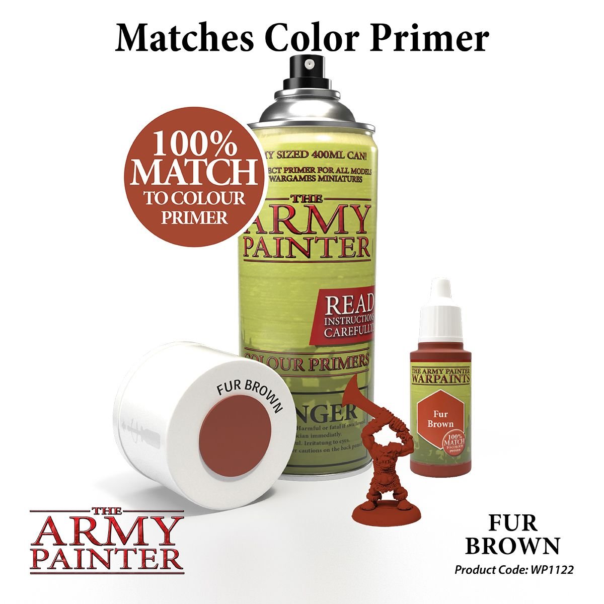 The Army Painter - Warpaints: Fur Brown (18ml/0.6oz)
