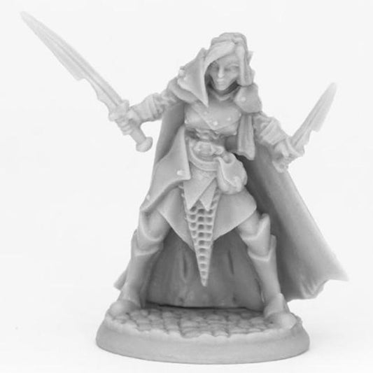 Reaper Bones: Dark Elf Female Warrior Reaper Bones: Dark Elf Female Warrior