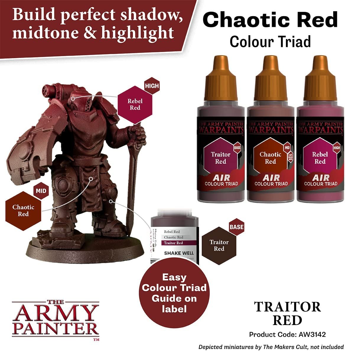 The Army Painter - Warpaints Air: Traitor Red (18ml/0.6oz)