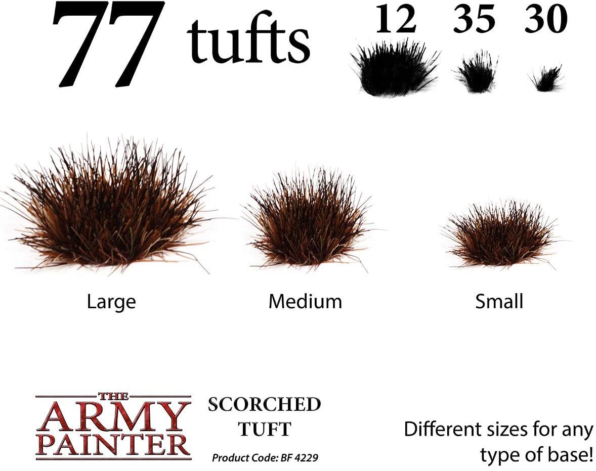 The Army Painter - Tufts: Battlefield Scorched Tuft