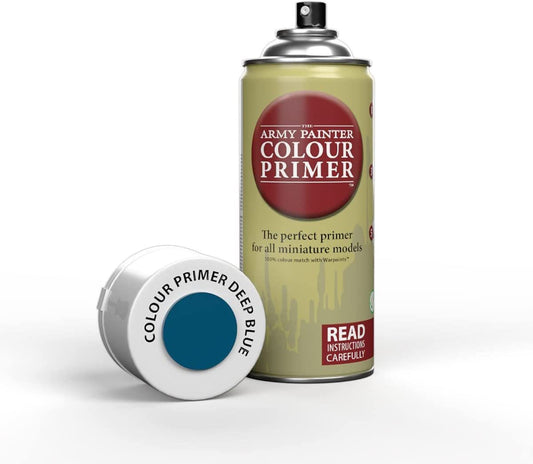 The Army Painter - Colour Primer: Deep Blue (400ml/13.5oz) The Army Painter - Colour Primer: Deep Blue (400ml/13.5oz)