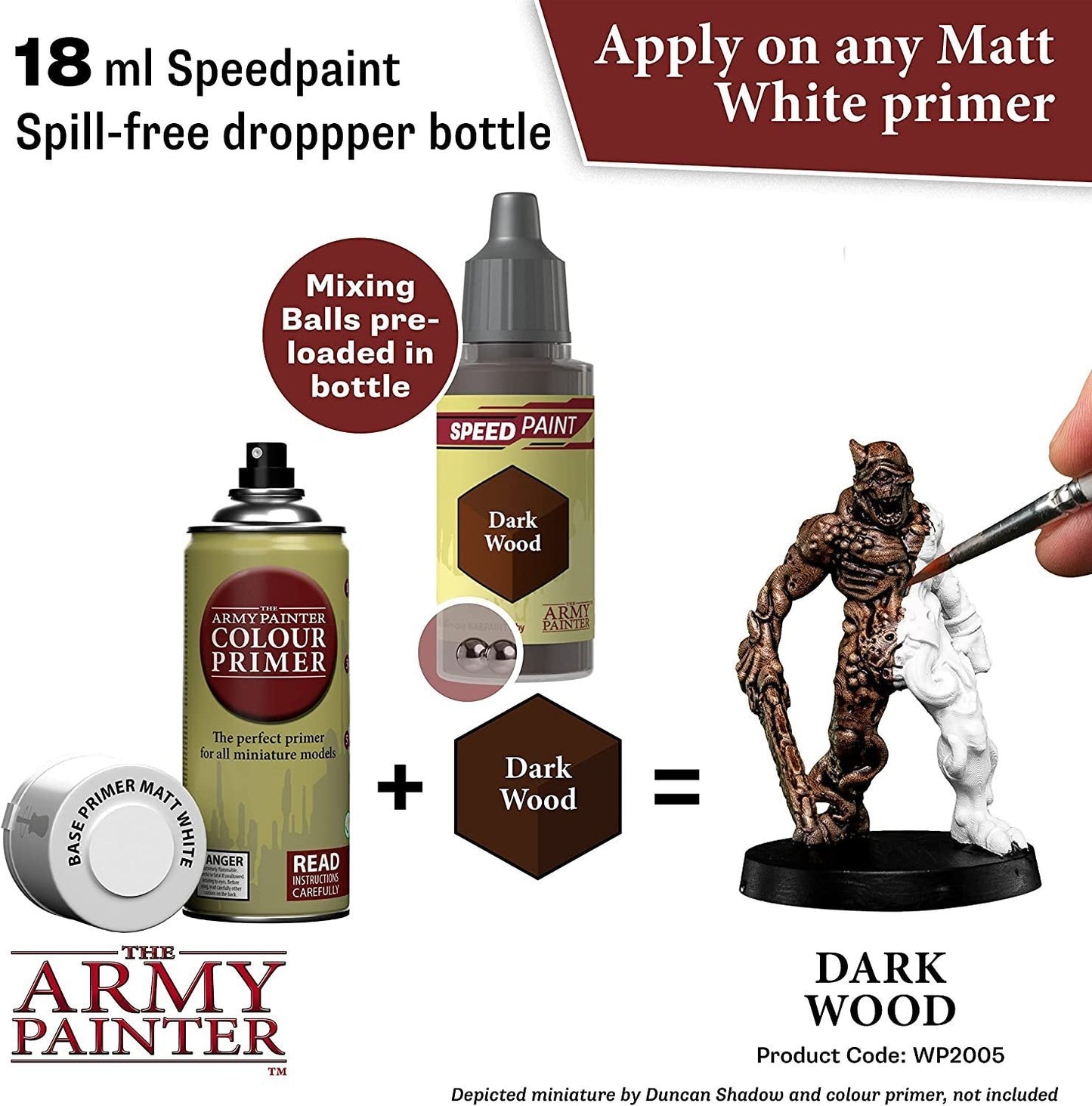 The Army Painter - Speedpaints: Dark Wood (18ml/0.6oz)