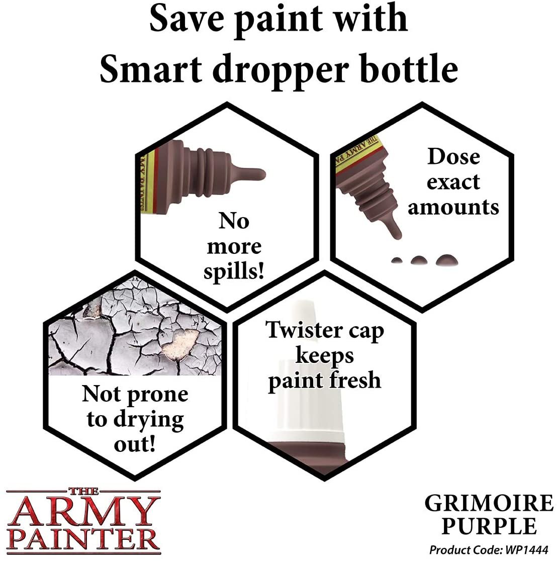 The Army Painter - Warpaints: Grimoire Purple (18ml/0.6oz)
