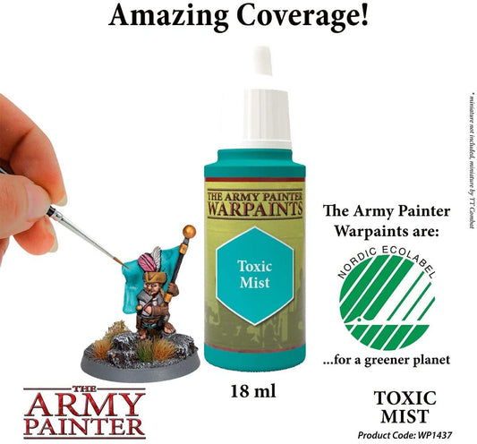 The Army Painter - Warpaints: Toxic Mist (18ml/0.6oz) The Army Painter - Warpaints: Toxic Mist (18ml/0.6oz)