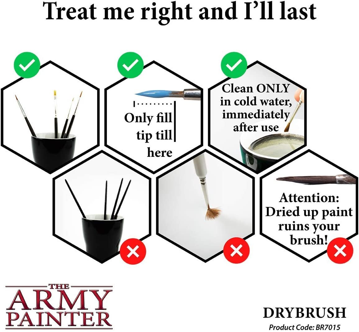 The Army Painter - Hobby Brush: Drybrush The Army Painter - Hobby Brush: Drybrush