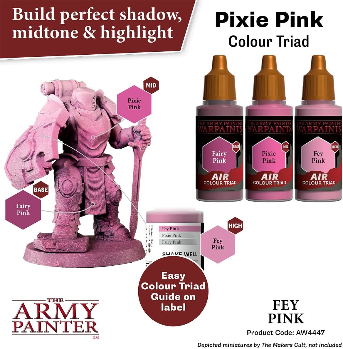 The Army Painter - Warpaints Air: Fey Pink (18ml/0.6oz)