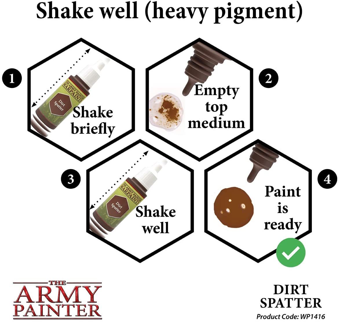 The Army Painter - Warpaints: Dirt Spatter (18ml/0.6oz)