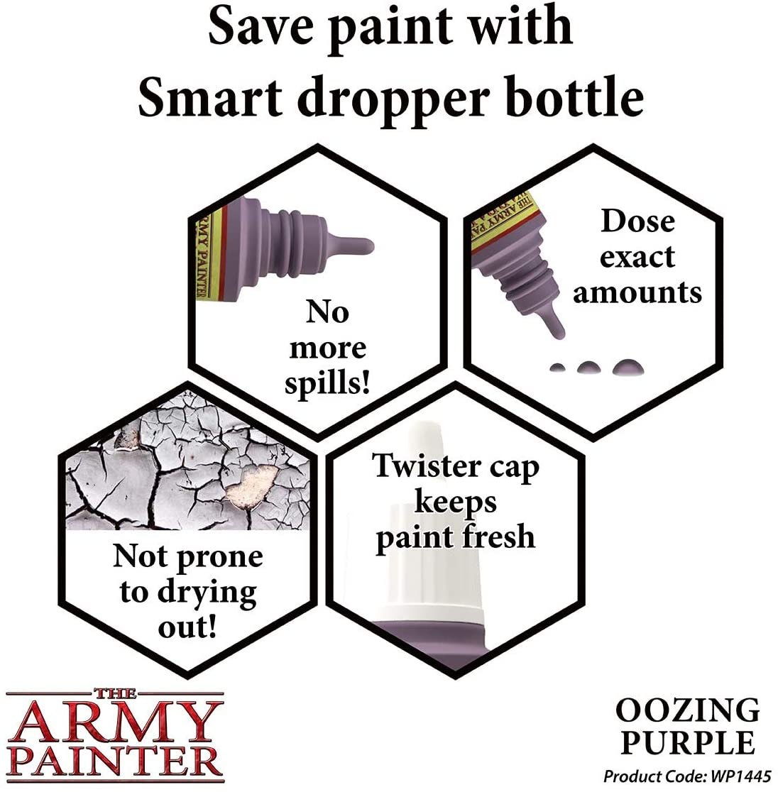 The Army Painter - Warpaints: Oozing Purple (18ml/0.6oz)